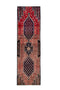 3'1" x 10'7" Handwoven Vintage Turkish Runner Rug