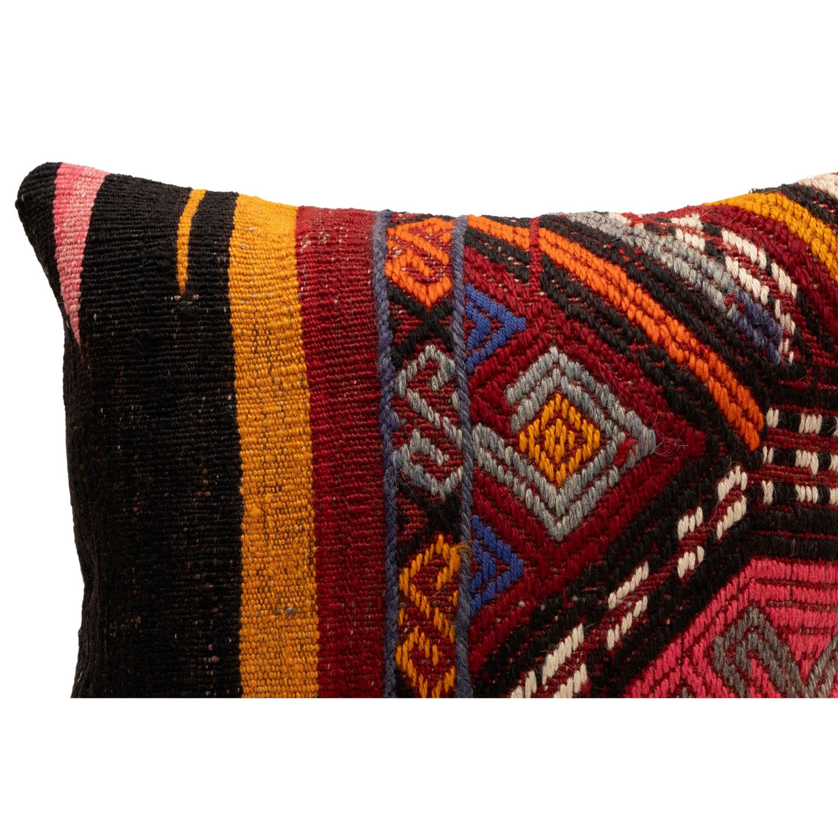 Handmade Kilim Throw Pillow Cover 16" x 16"