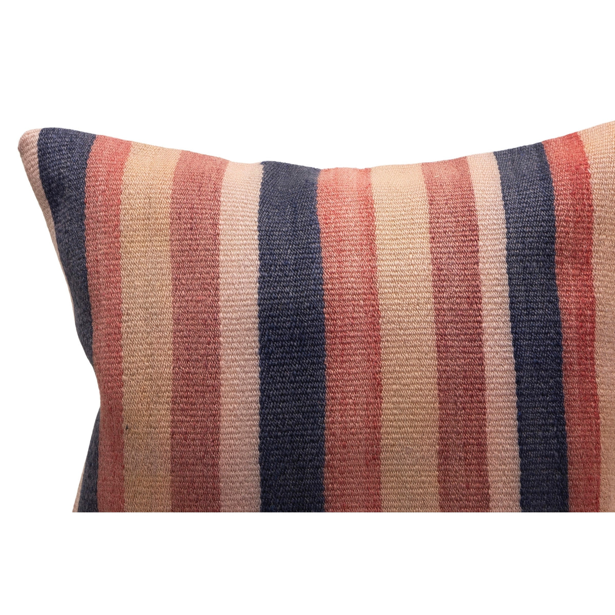 Handwoven Striped Kilim Pillow Cover 20" x 20"