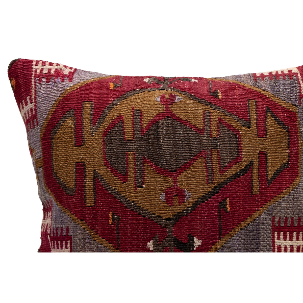 Handwoven Vintage Kilim Pillow Case 16" x 16"