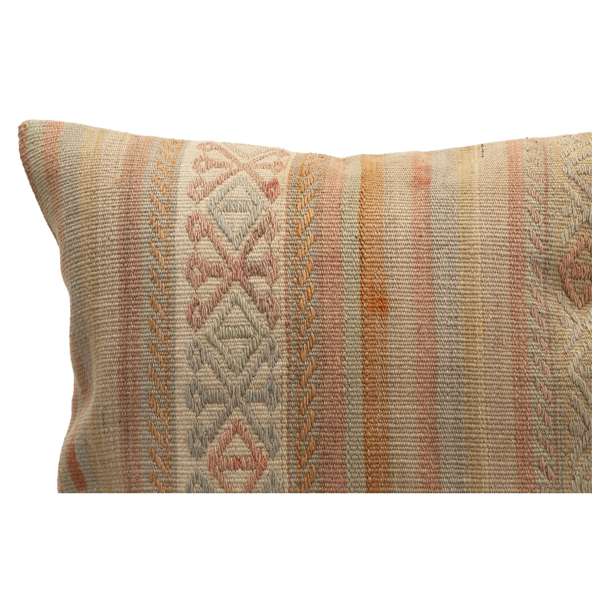 Handmade Neutral Throw Pillow Cover 20" x 20"