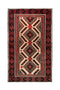 3'8" x 6'2" Vintage Small Oriental Style Rug