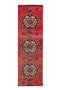 2'6" x 8'8" Vintage Turkish Red Runner Rug