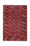 4'1" x 5'11" Vintage Turkoman Handmade Red Small Rug