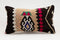 Handmade Turkish Kilim Lumbar Pillow 12x20