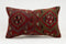 Handmade Turkish Kilim Lumbar Pillow 12x20