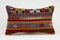 Vintage Kilim Lumbar Pillow 12x20