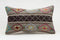 Vintage Kilim Lumbar Pillow 12x20