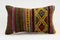 Handwoven Turkish Kilim Pillow Cover 12x20