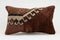 Handwoven Turkish Kilim Pillow Cover 12x20