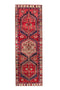 3'3" x 9'7" Vintage Turkish Red Runner Rug