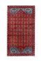 3'3" x 6' Vintage Red Turkish Small Rug