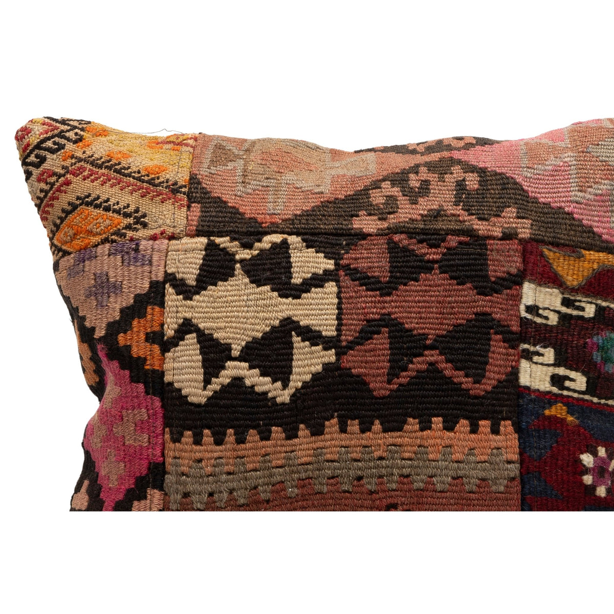 Handmade Vintage Turkish Kilim Pillow Cover