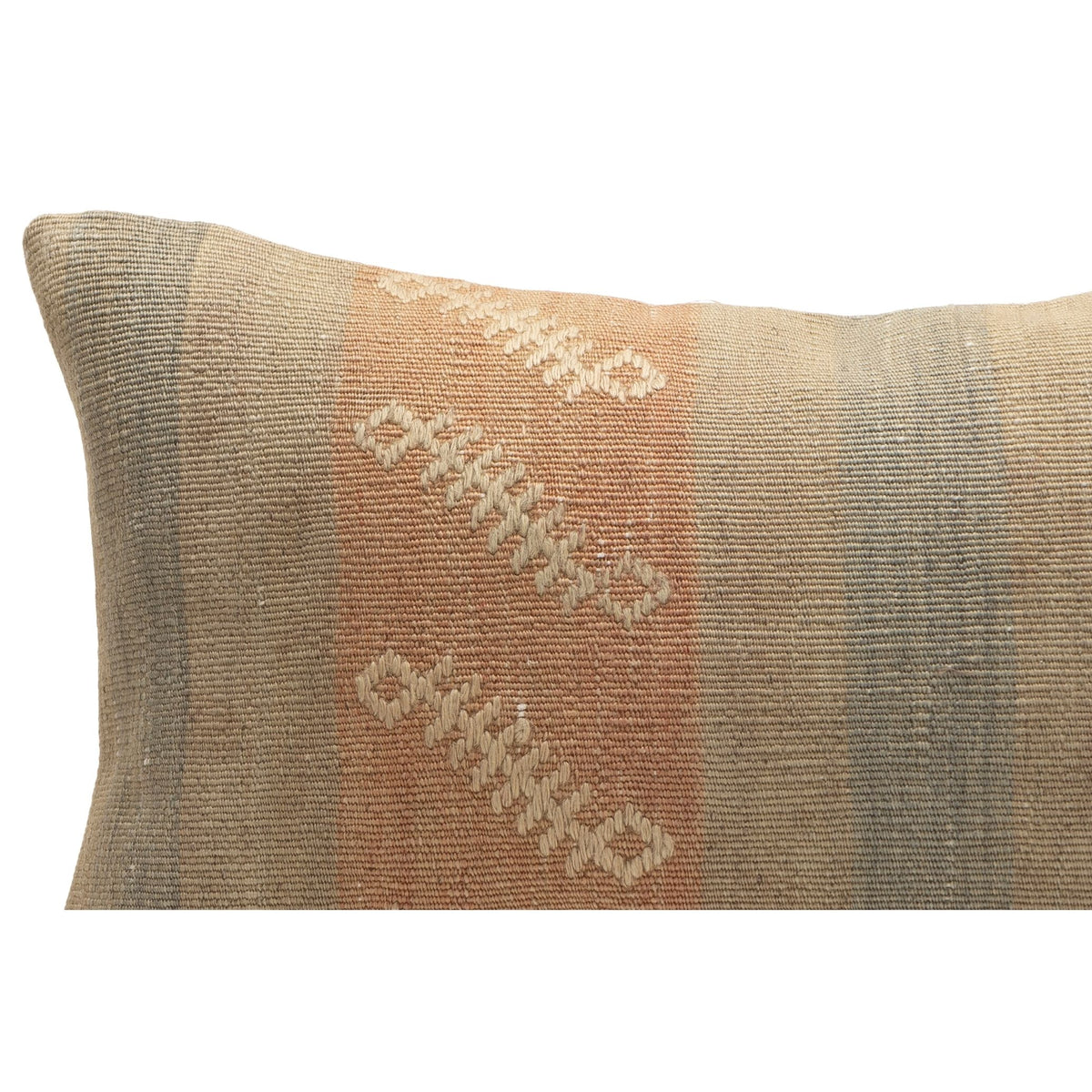 Vintage Neutral Kilim Cushion Cover 12" x 20"