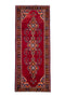 3'10" x 10'4" Handwoven Vintage Turkish Runner Rug