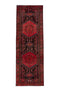3'3" x 9'9" Vintage Oriental Turkish Runner Rug