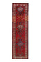 3'3" x 11'10" Vintage Turkish Red Runner Rug