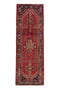 3'5" x 10' Vintage Turkish Red Runner Rug