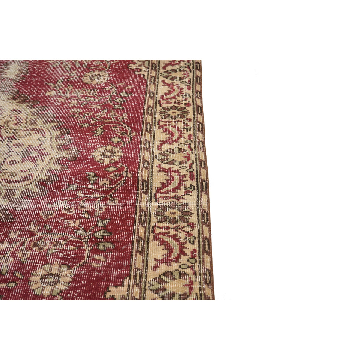 Senanbu - (6'4'' x 9'11'') Vintage Turkish Rug