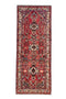 3'5" x 9'6" Vintage Anatolian Red Runner Rug