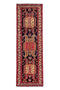 3'3" x 10'2" Handwoven Oriental Style Runner Rug