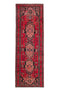 3'4" x 10'2" Handwoven Vintage Turkish Red Runner Rug