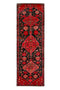 3'2" x 9'10" Oriental Style Vintage Red Runner Rug
