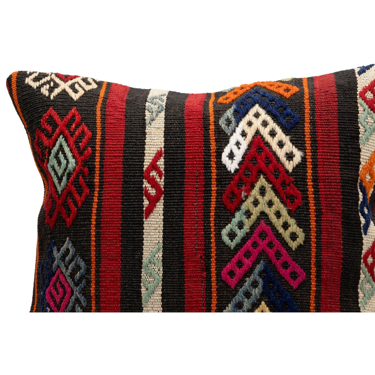 Authentic Kilim Throw Pillow Case 16" x 16"