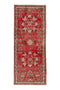 3'3" x 8'4" Oriental Style Vintage Red Runner Rug