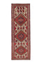 2'11" x 9'4" Geometric Vintage Turkish Runner Rug