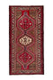 3'7" x 7'3" Vintage Small Red Area Rug