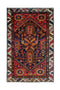 3'3" x 5'2" Vintage Turkish Oriental Style Small Rug