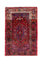 4'3" x 6'5" Vintage Turkish Small Red Rug