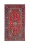 3'8" x 6'11" Vintage Turkish Small Red Rug