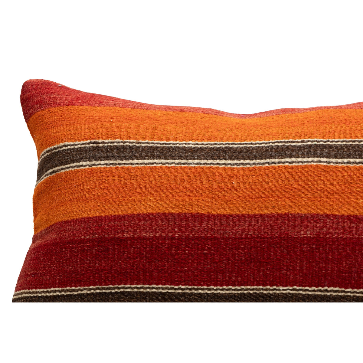 Vintage Striped Kilim Throw Pillow Covers 16" x 24"