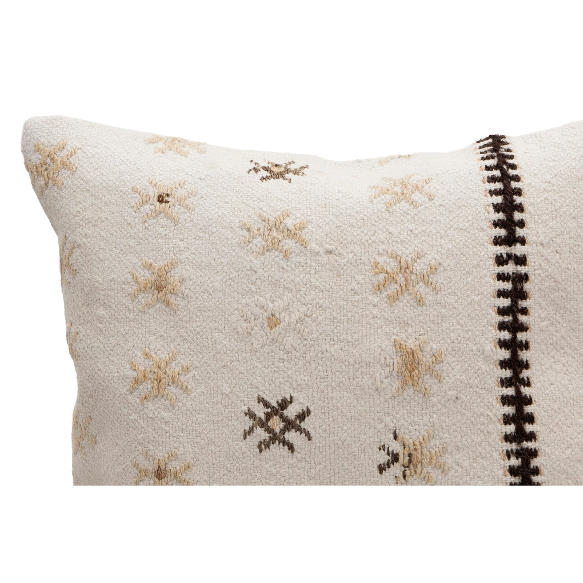 Neutral Kilim Cushion Pillow Cover 16" x 16"