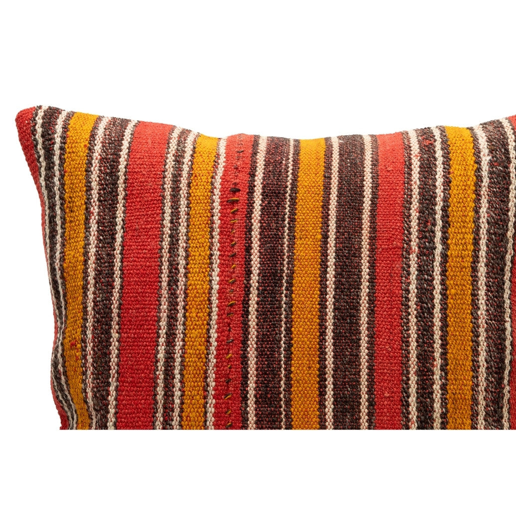 Vintage Striped Kilim Pillow Cover 20" x 20"