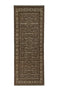 3'7" x 10'3" Neutral Vintage Turkish Runner Rug