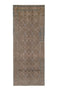 3'5" x 9'8" Vintage Turkish Neutral Runner Rug