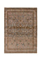 4'9" x 6'11" Handmade Vintage Neutral Medium Rug