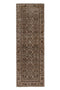 3'7" x 10'7" Neutral Vintage Turkish Runner Rug