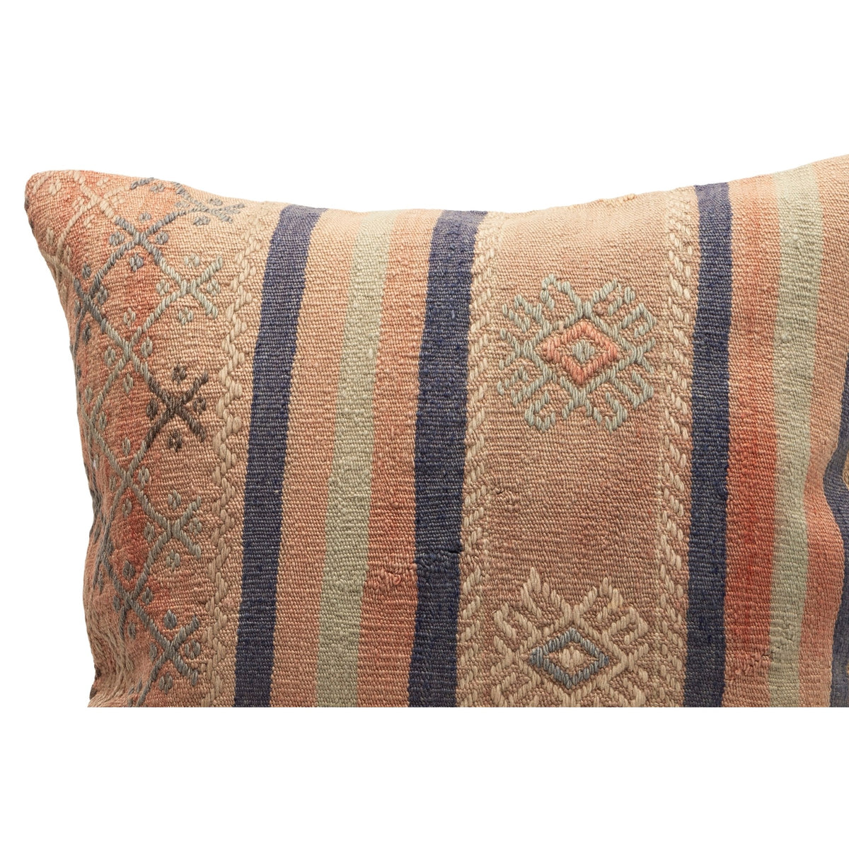 Handmade Neutral Kilim Pillow Cover 20" x 20"