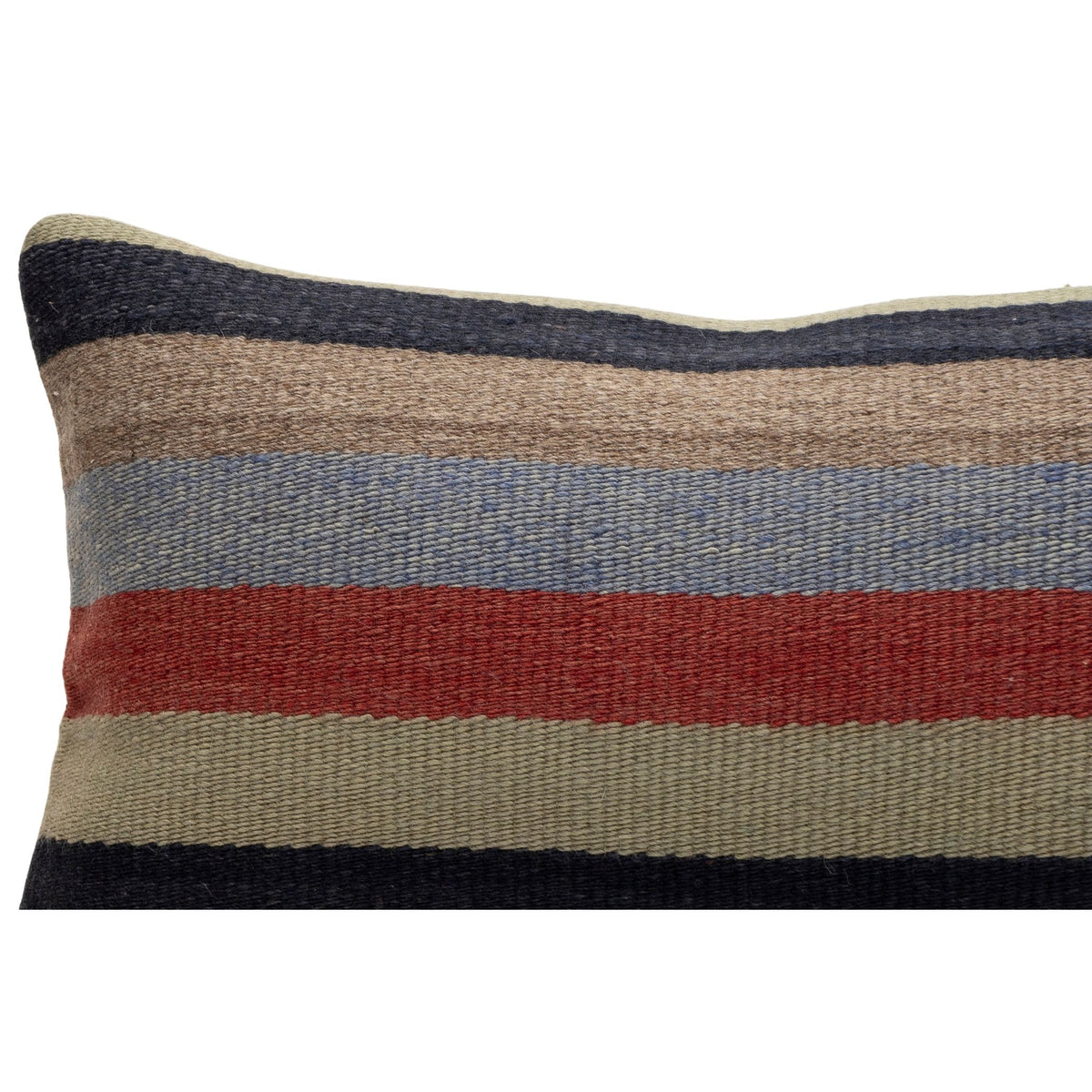 Vintage Striped Kilim Cushion Cover 12" x 20"