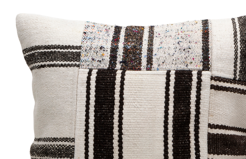 Patchwork Kilim Throw Pillow Cover 16" x 16"