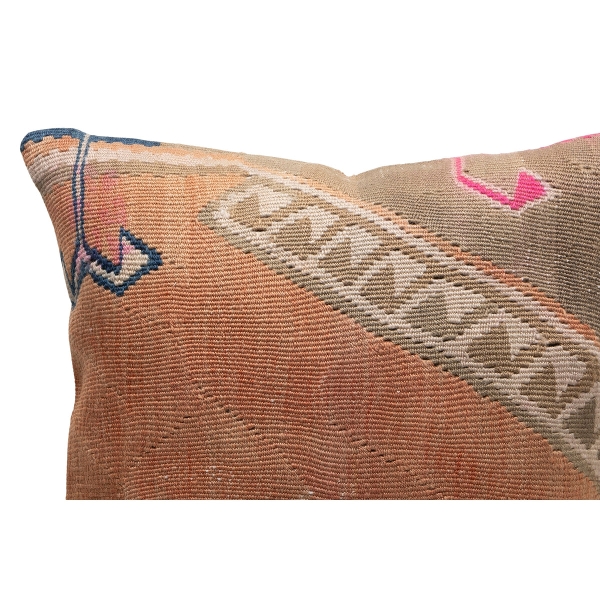 Vintage Kilim Throw Pillow Case 20" x 20"