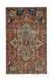 3'7" x 5'11" Vintage Turkish Small Area Rug