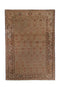 4'7" x 6'11" Handmade Vintage Neutral Medium Rug