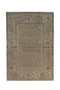 4'6" x 6'9" Neutral Vintage Turkish Medium Rug