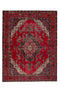 9'11" x 13'1" Handmade Vintage Oriental Style Red Rug