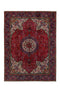 7'7" x 10'11" Handwoven Vintage Turkish Oriental Style Rug